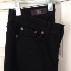 JCrew straight-leg jean, black size 26